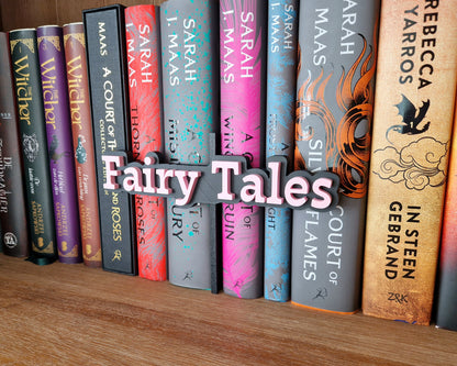 Bookshelf Peekout Sign - Fairy Tales