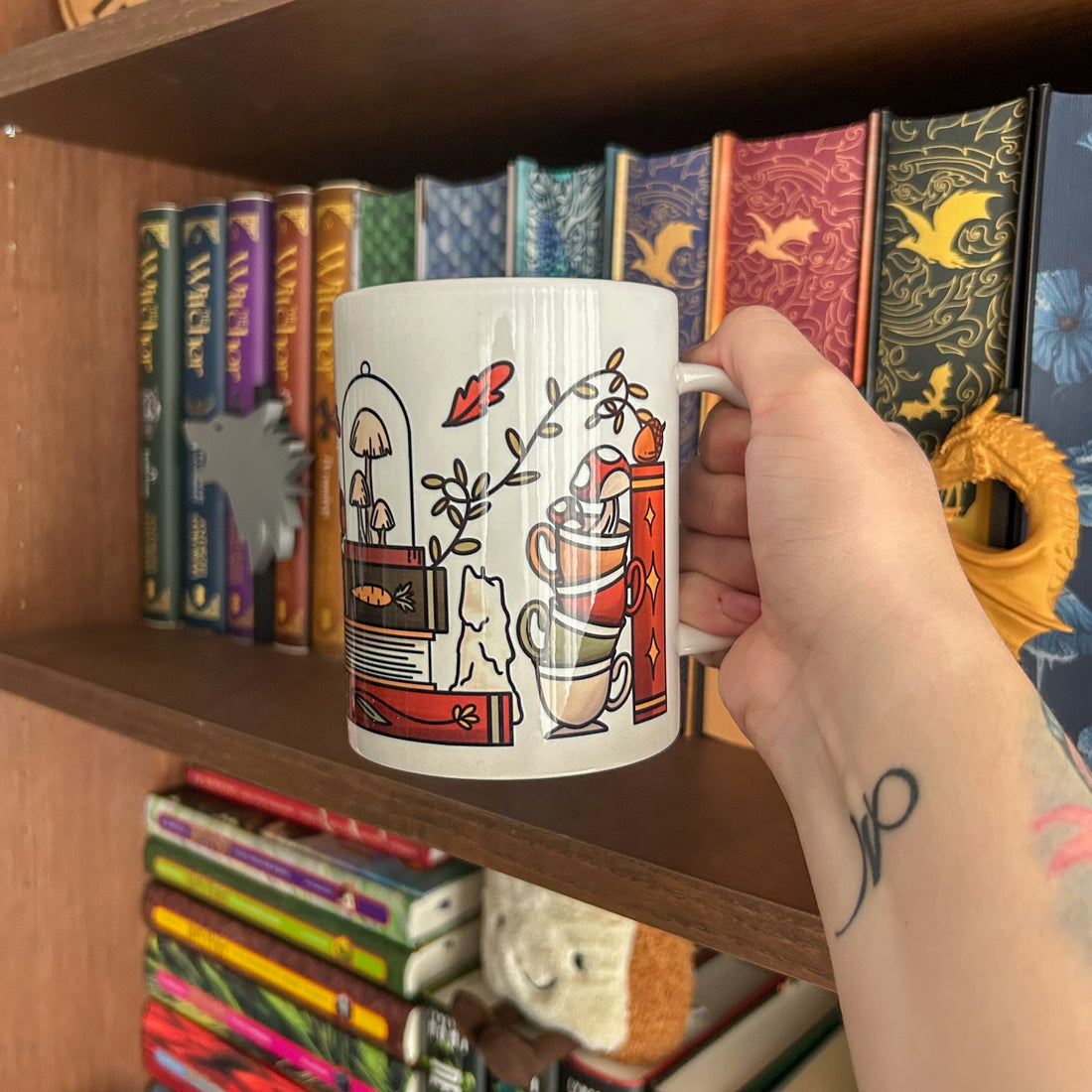 Autumn mug - Bookshelf