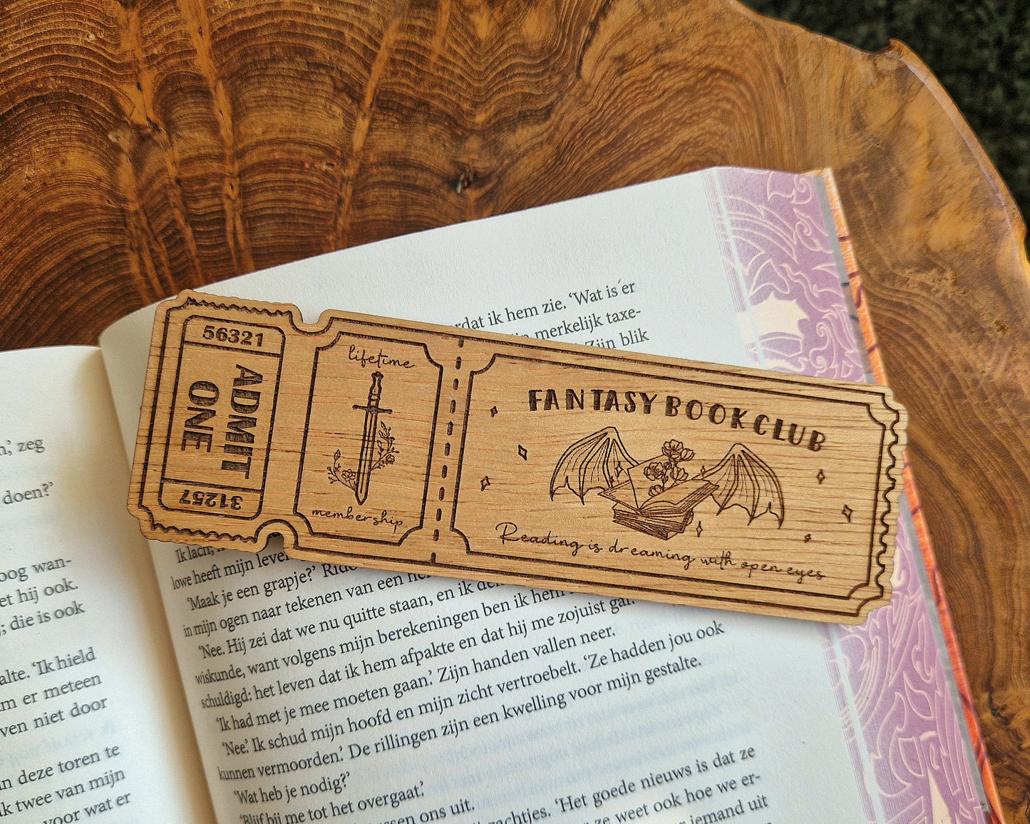 Genre Bookmark - Fantasy Ticket