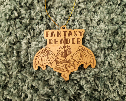 Bookish Ornament - Fantasy Reader