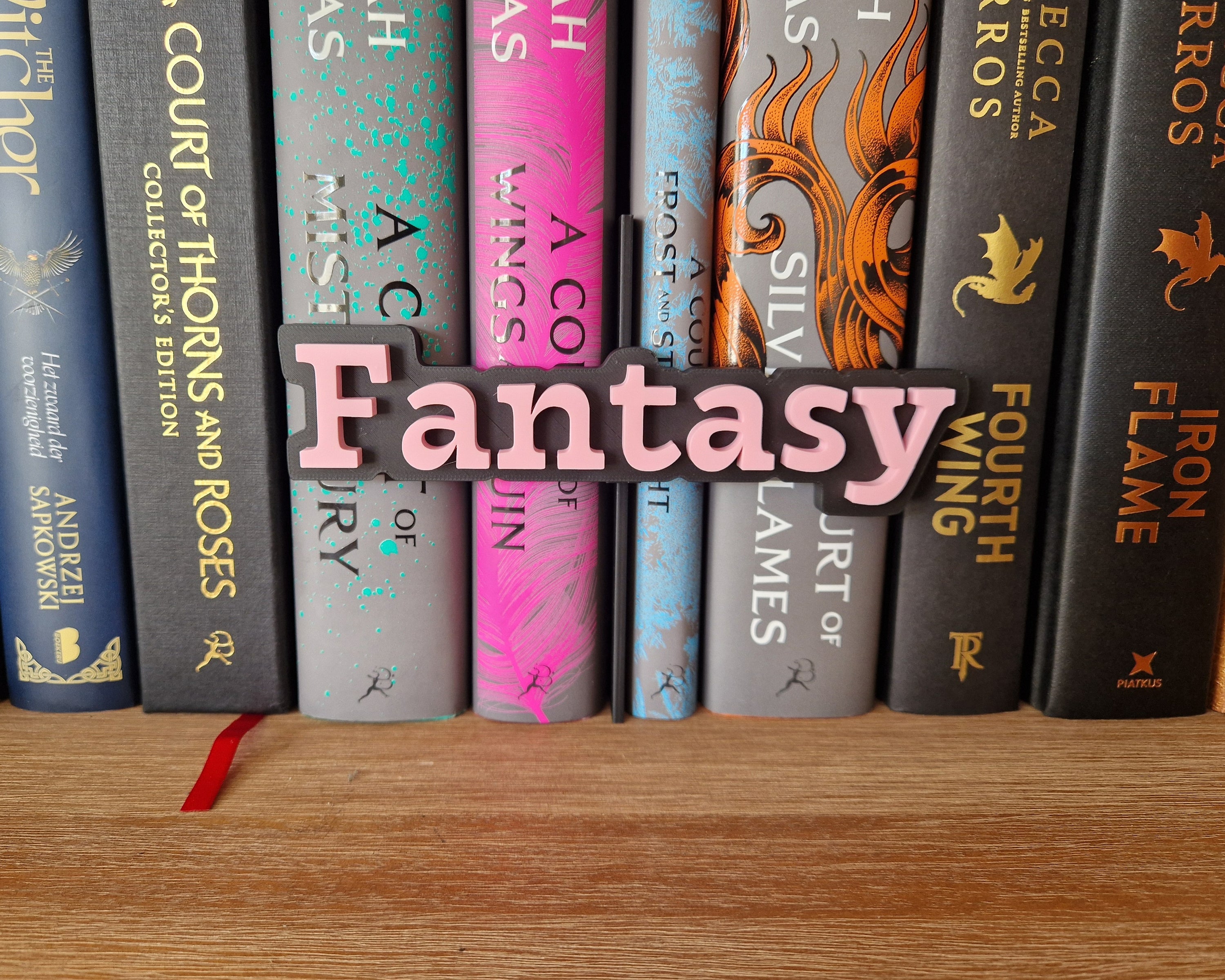 Bookshelf Peekout Sign - Fantasy
