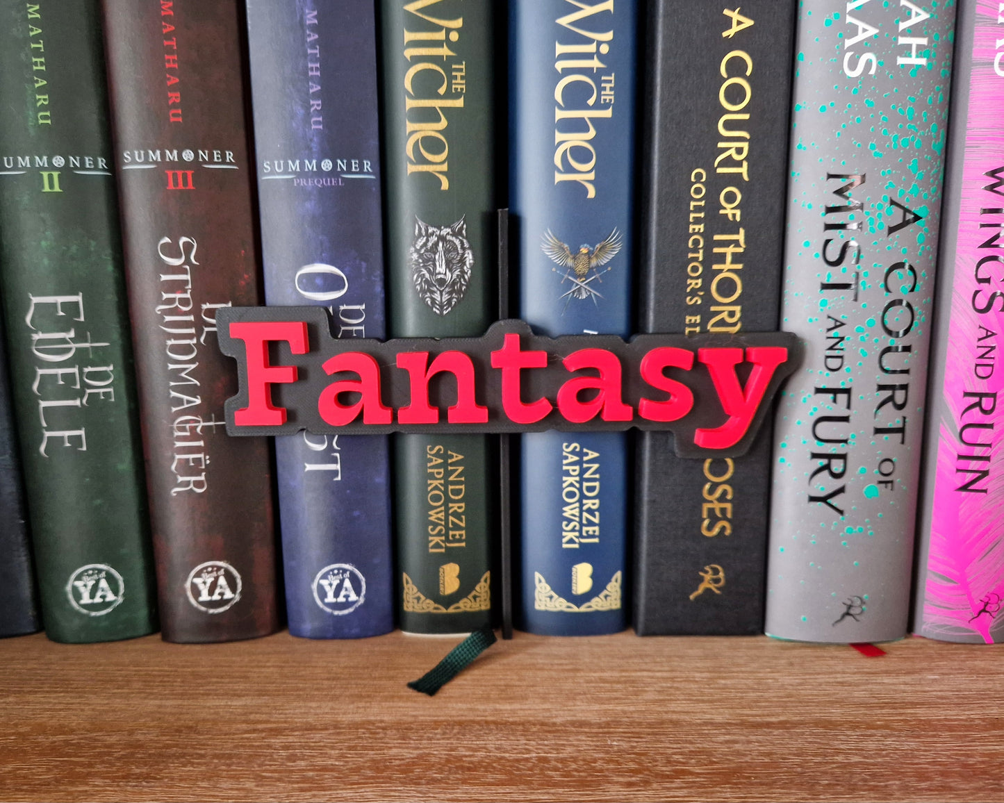 Bookshelf Peekout Sign - Fantasy