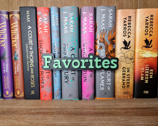 Bookshelf Peekout Sign - Favorites