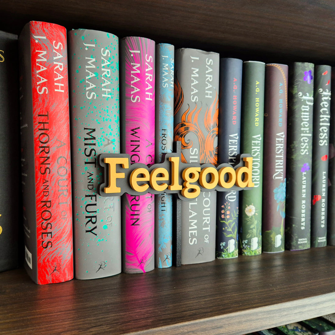 Bookshelf Peekout Sign - Feelgood