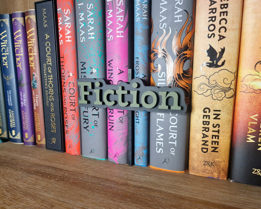 Bookshelf Peekout Sign - Fiction