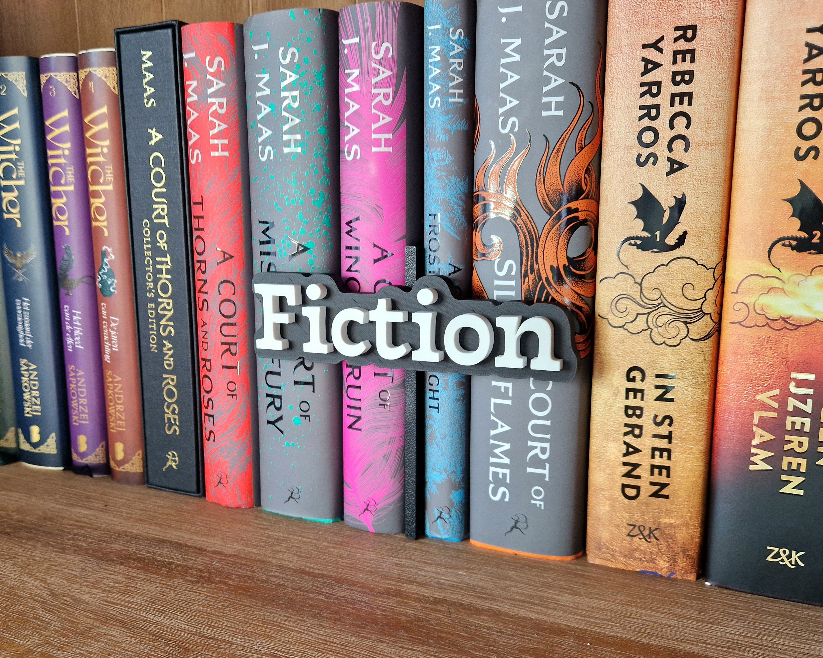 Boekenplank Peekout Bordje - Fiction