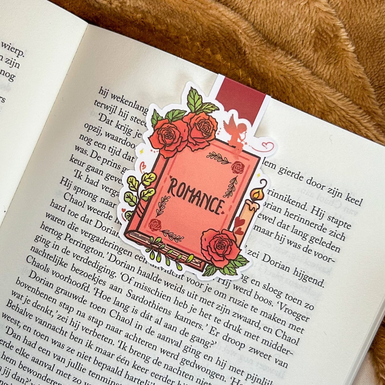 Magnetic bookmark - Romance