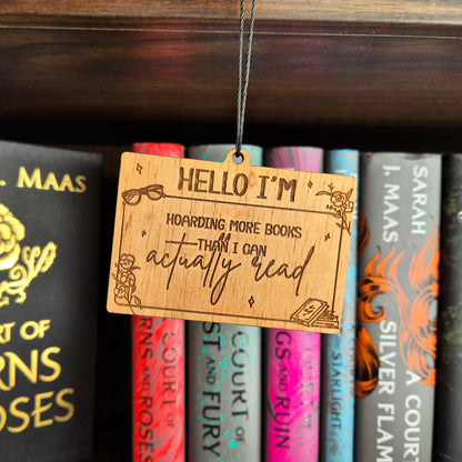 Bookish Ornament -  Hoarding Books