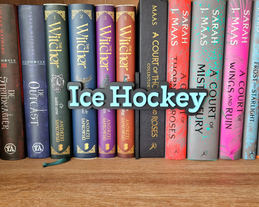 Bookshelf Peekout Sign - Ice Hockey