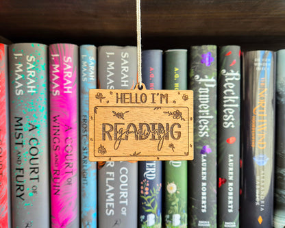 Bookish Ornament - I'm Reading