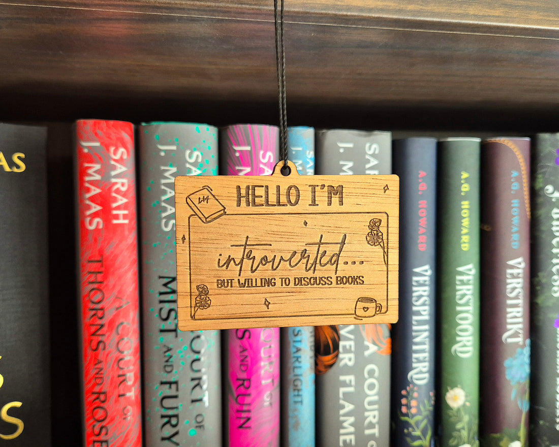 Bookish Ornament -  Introverted