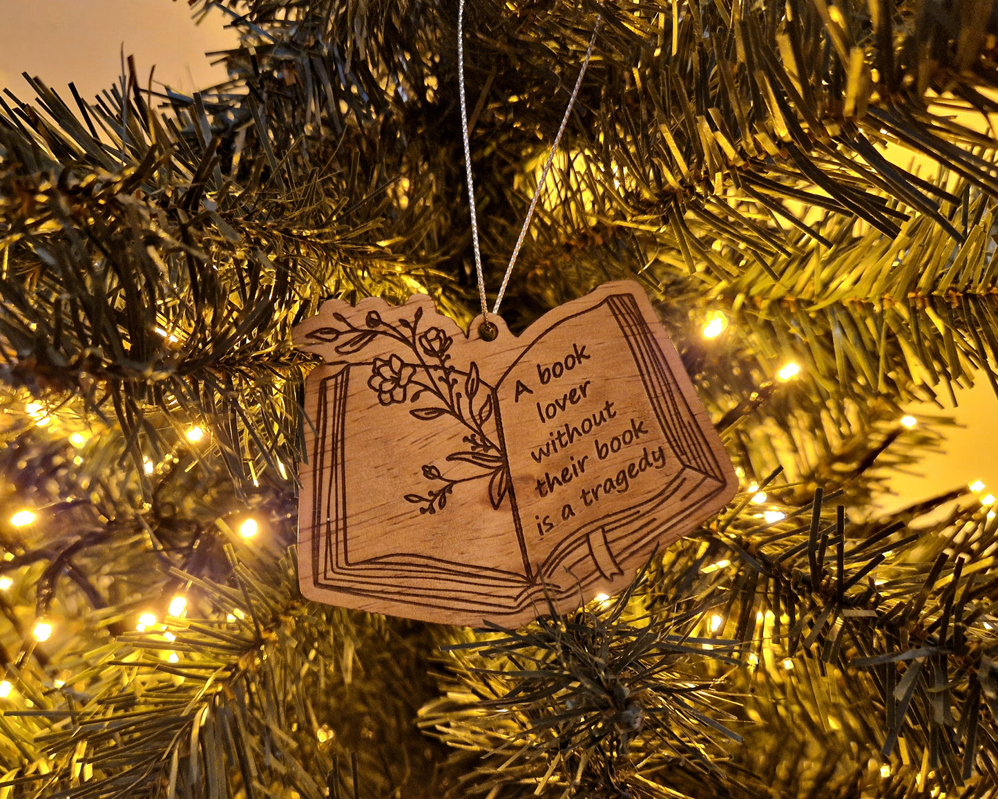 Bookish Ornament - Is a Tragedy