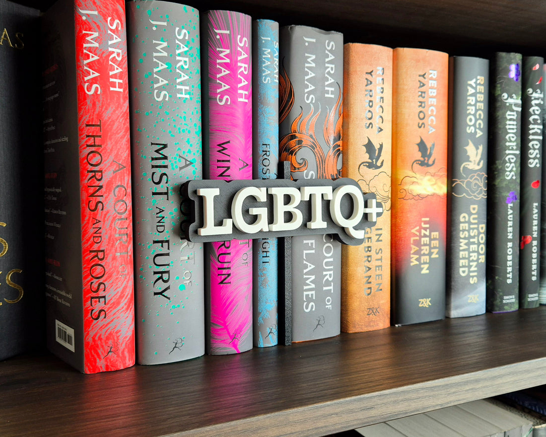 Bookshelf Peekout Sign - LGBTQ+