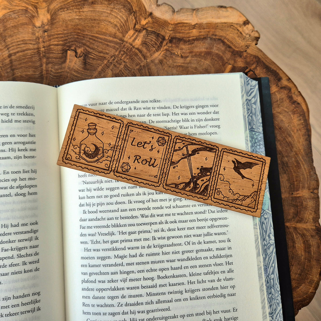Wooden Bookmark - Let&