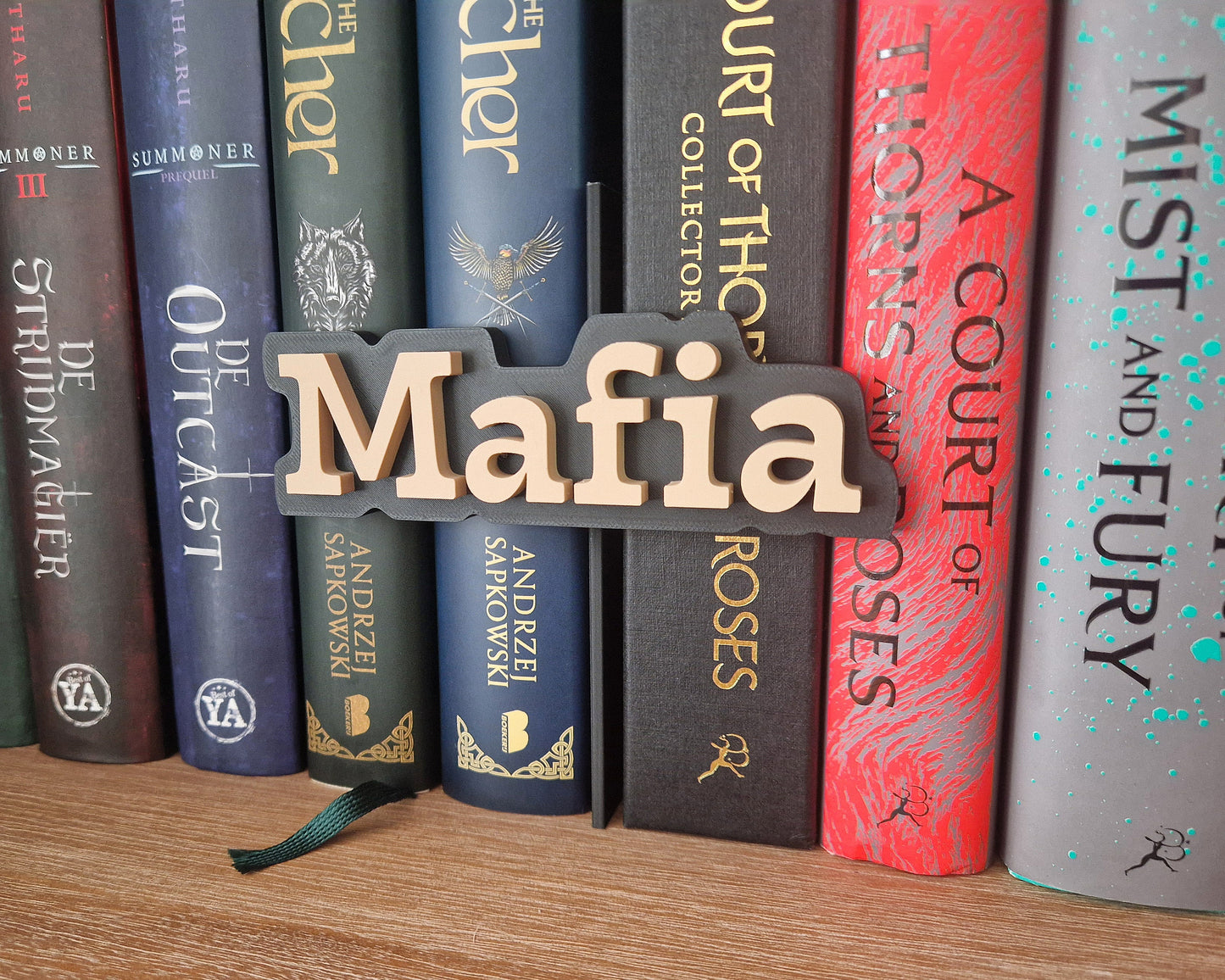 Bookshelf Peekout Sign - Mafia