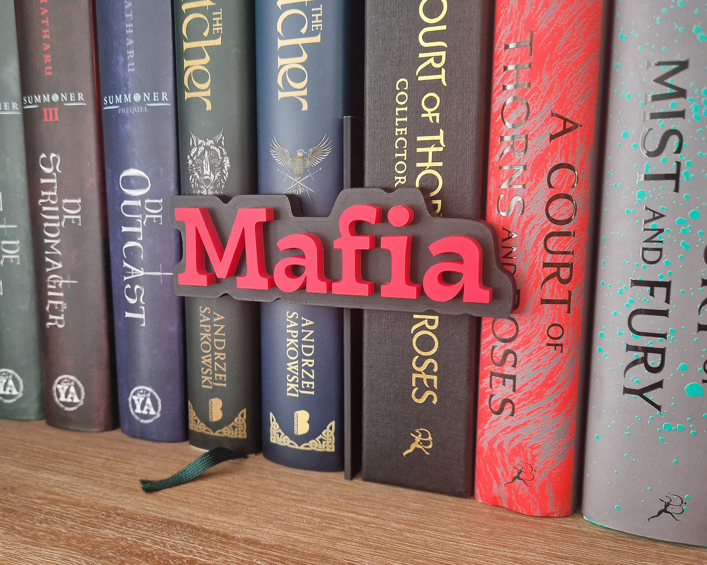 Bookshelf Peekout Sign - Mafia