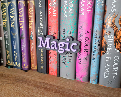 Bookshelf Peekout Sign - Magic