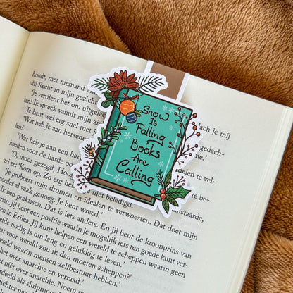 Magnetic bookmark - Snow is Falling