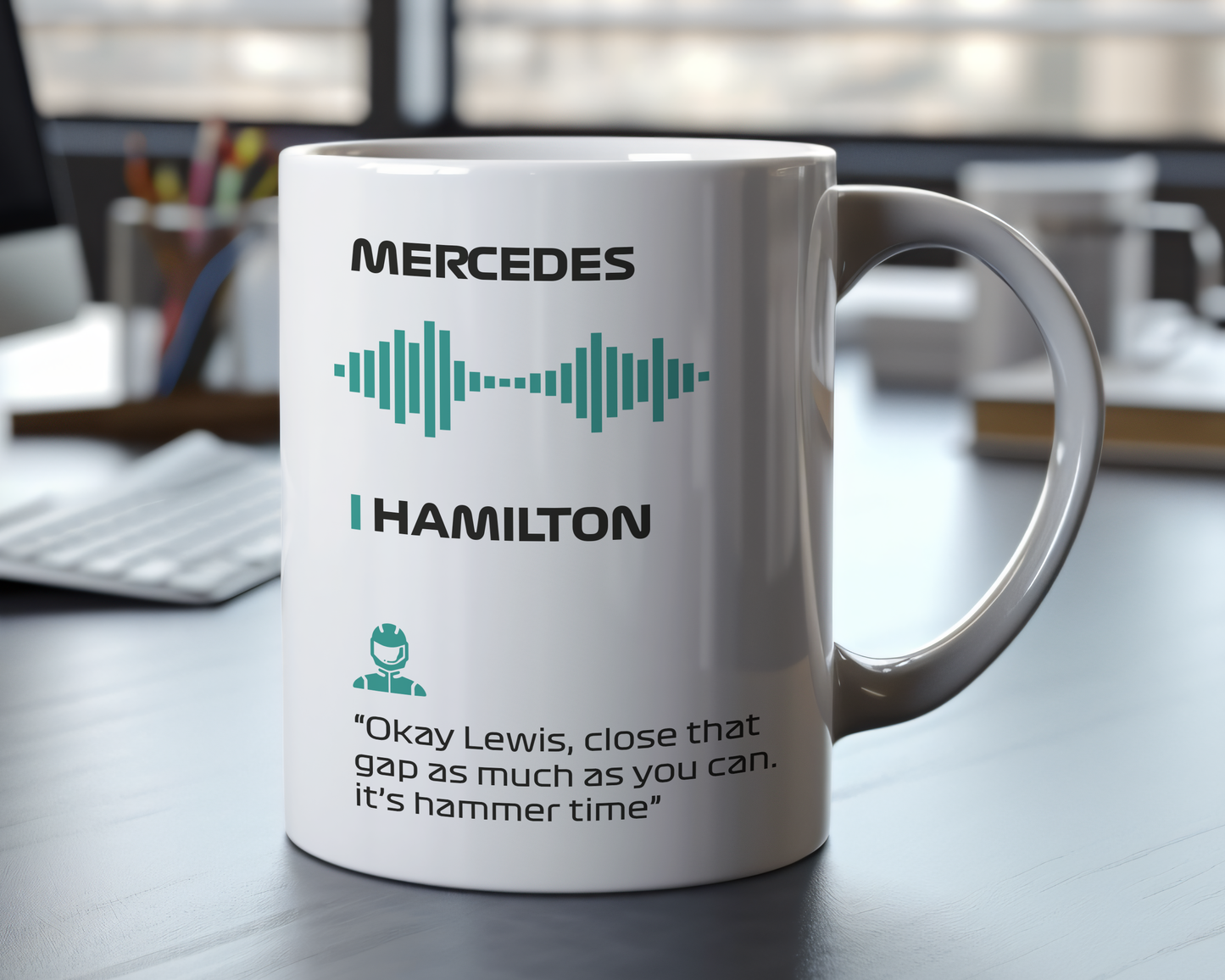 F1 Mug - Board Radio Quote