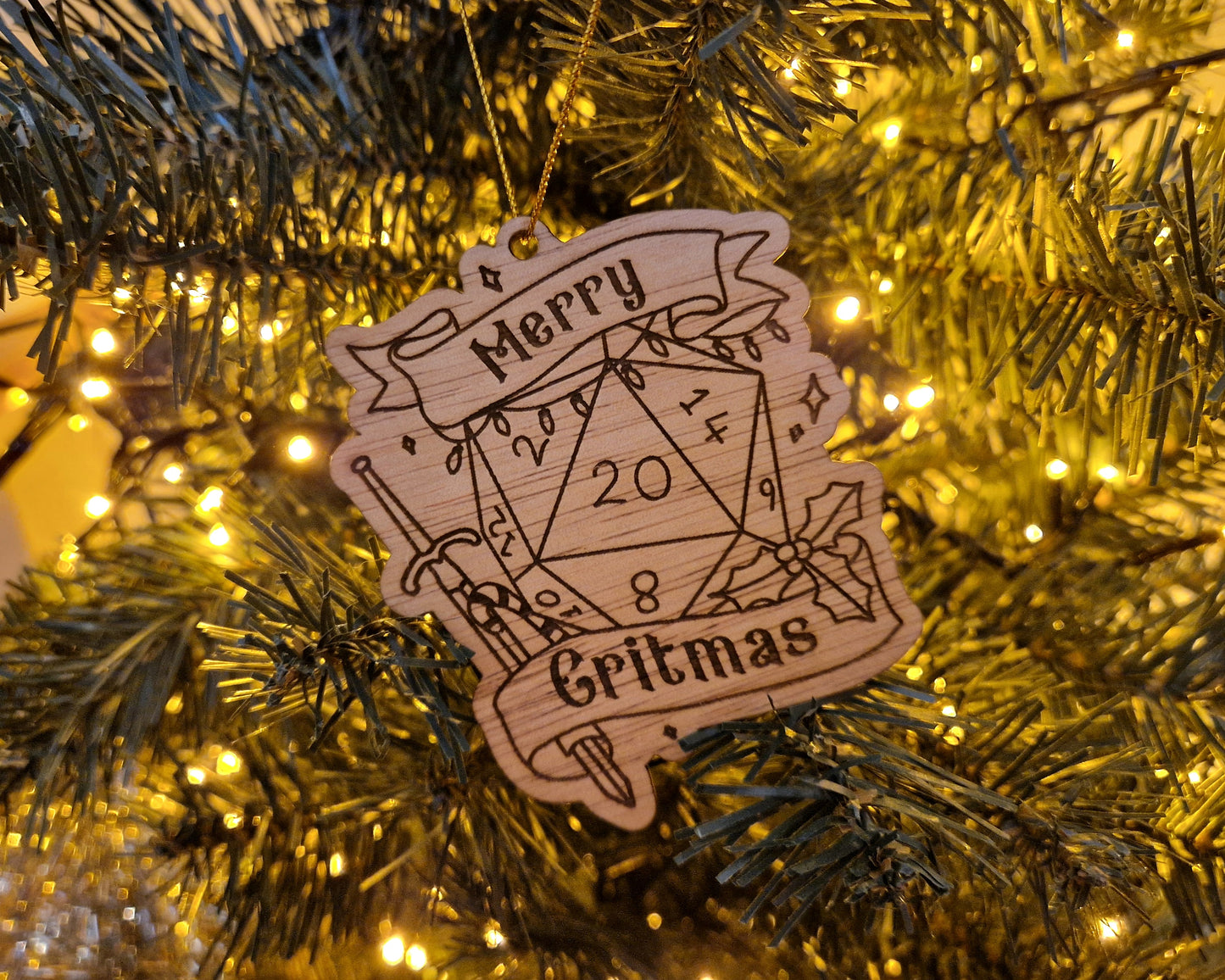 DnD Ornament - Merry Critmas