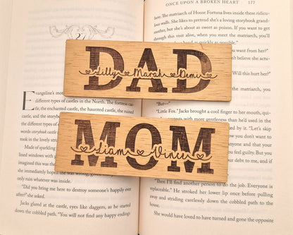 Mama Bookmark - Personalizable with names