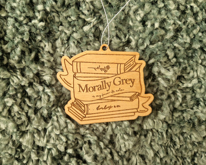 Bookish Ornament - Morally Grey