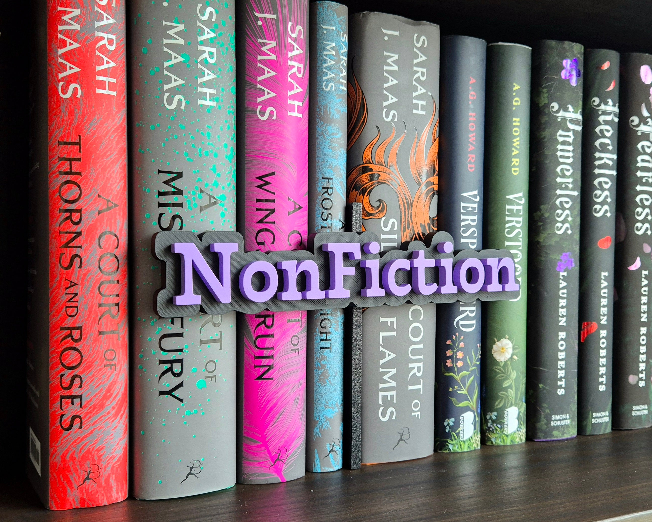 Bookshelf Peekout Sign - NonFiction