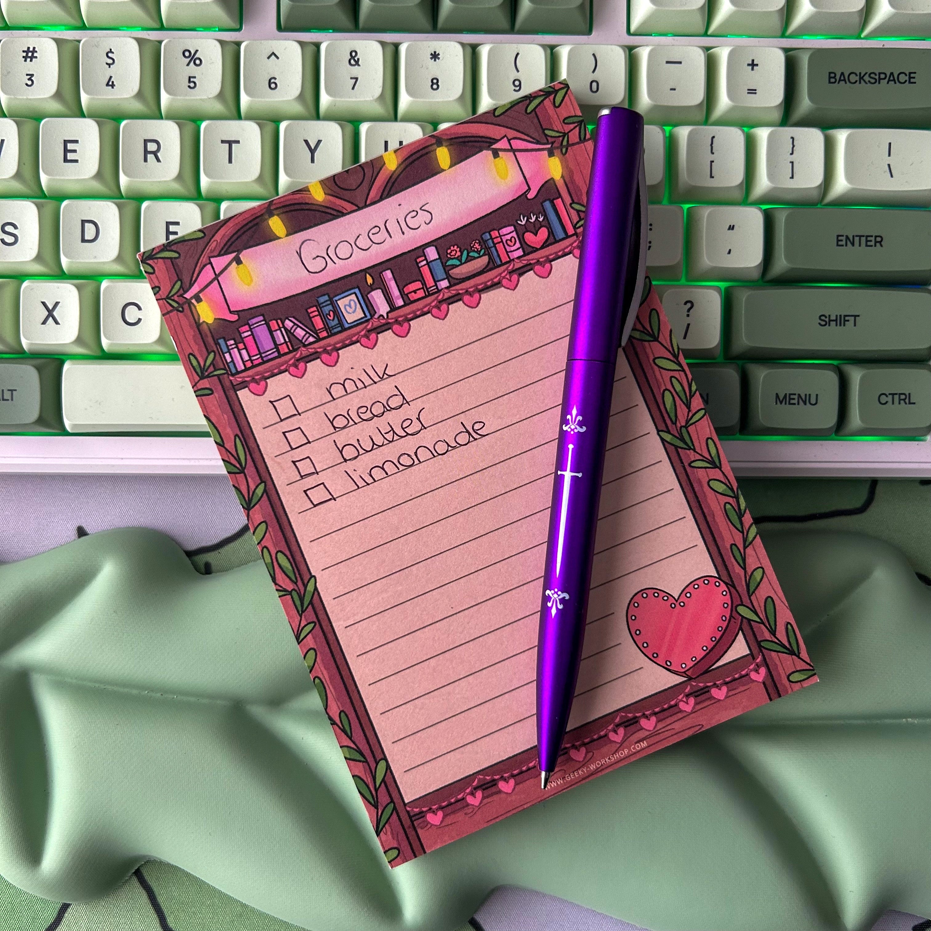 Notepad - Romance Bookcase