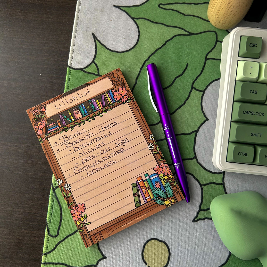 Notepad - Spring Bookcase