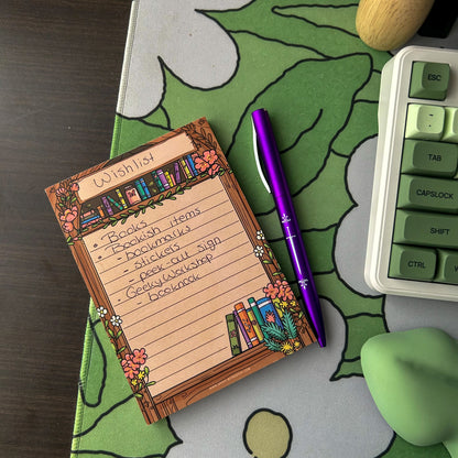 Notepad - Spring Bookcase