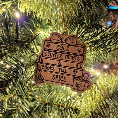 Bookish Ornament - Books full of Spice