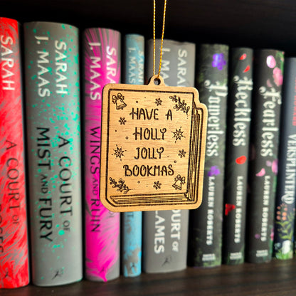 Bookish Ornament - Holly Jolly Bookmas