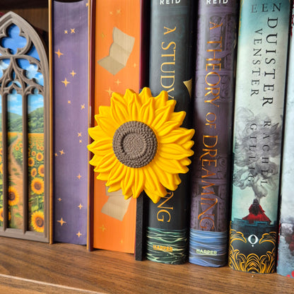 Boekenplank Peekout Bordje - Zonnebloem