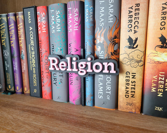 Bookshelf Peekout Sign - Religion