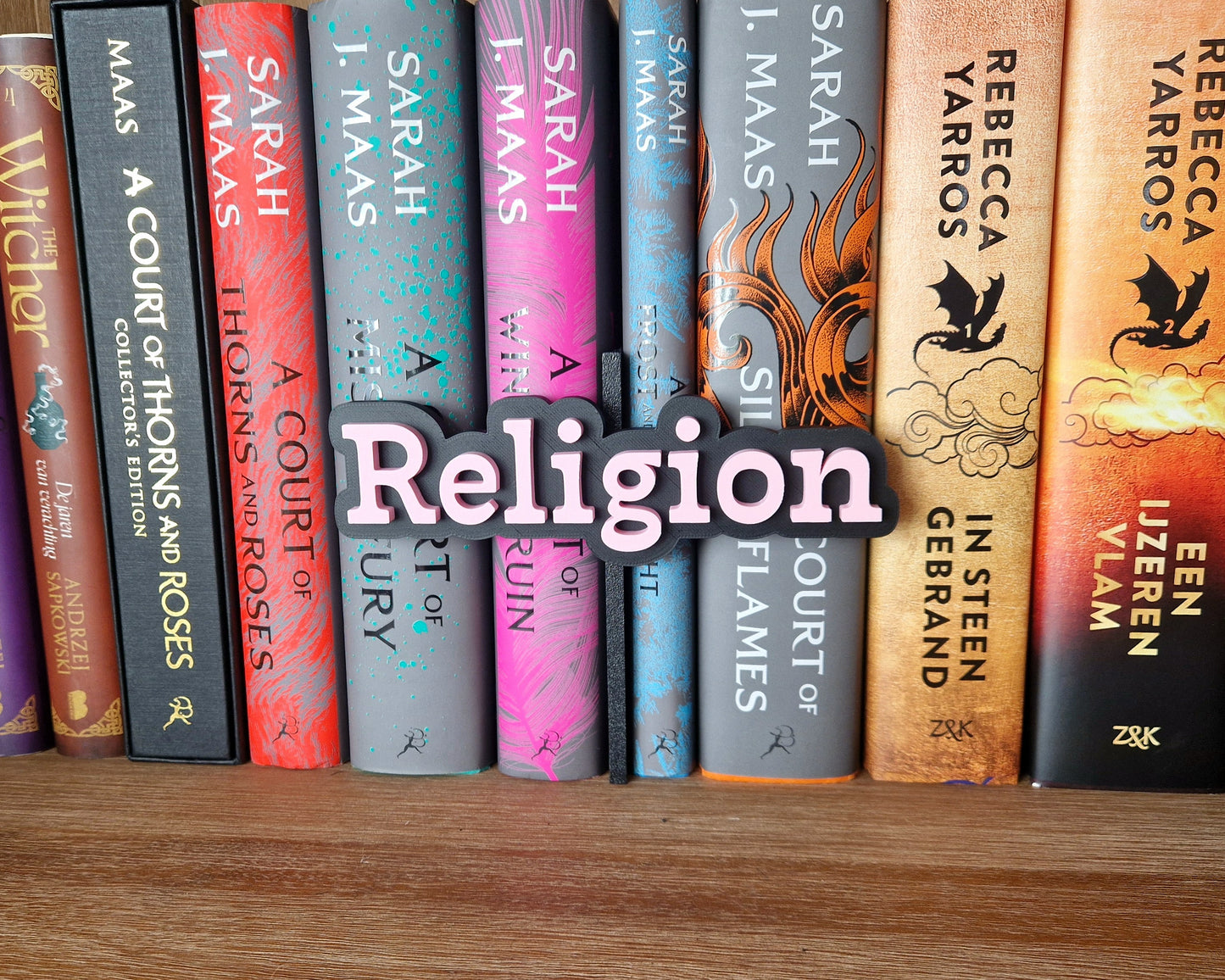 Bookshelf Peekout Sign - Religion