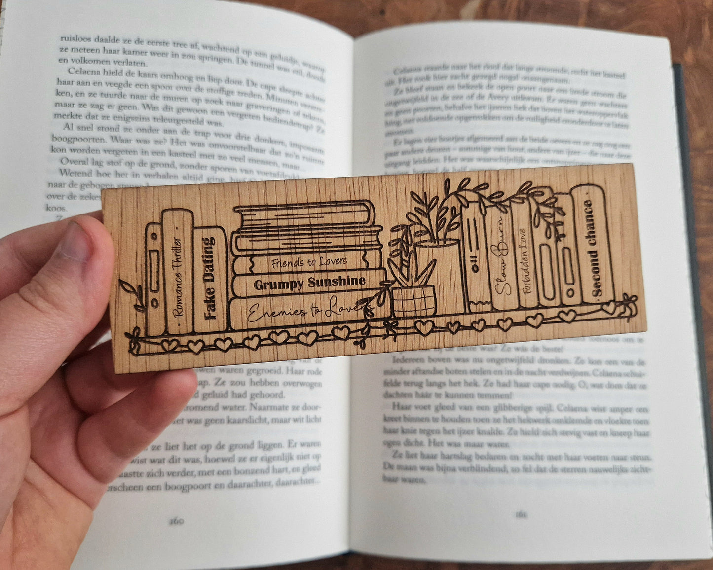 Genre Bookmark - Romance Bookshelf