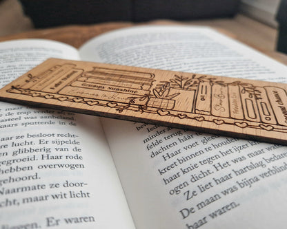 Genre Bookmark - Romance Bookshelf