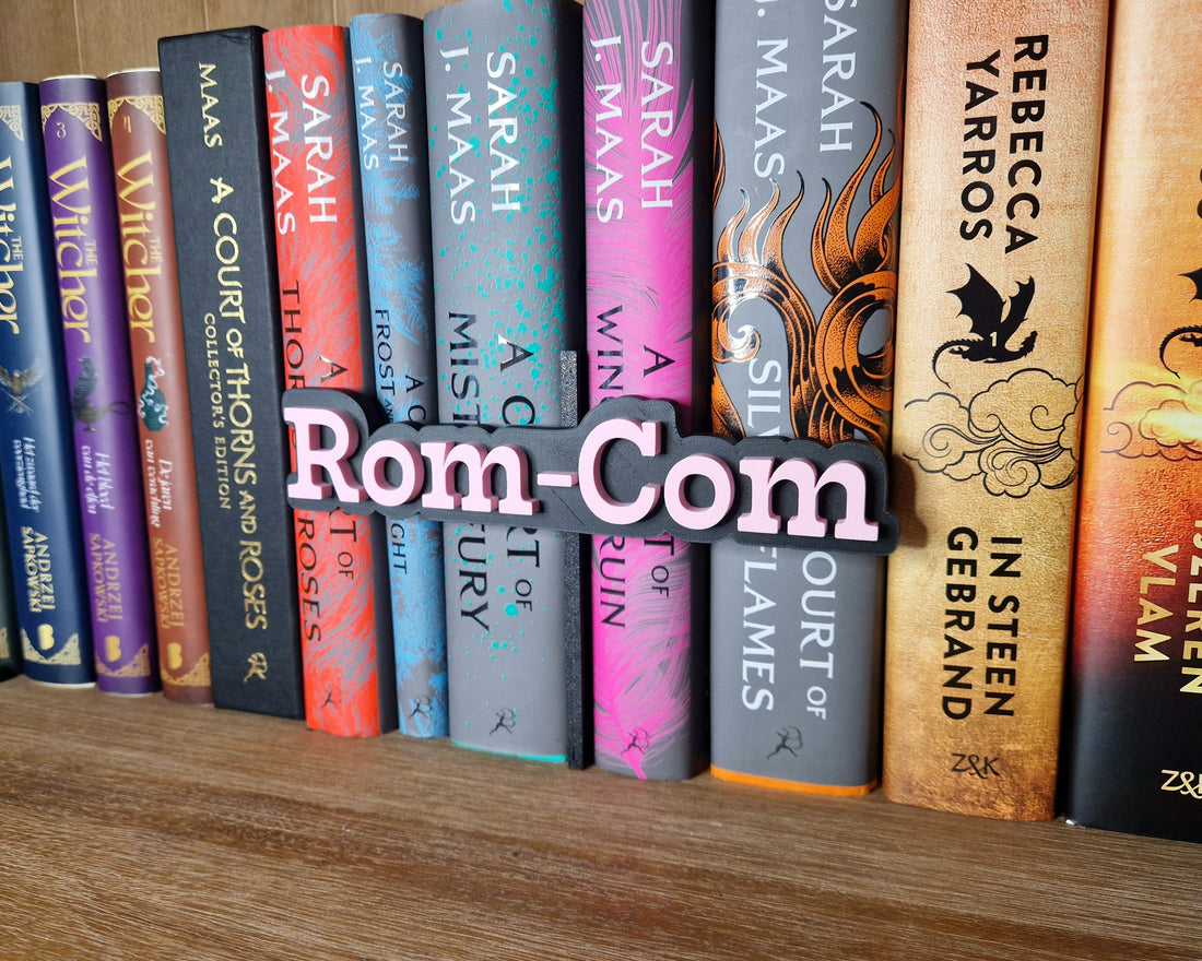 Boekenplank Peekout Bordje - Rom-Com