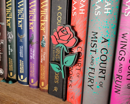 Bookshelf Peekout Sign - Rose