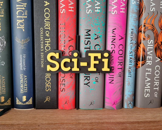 Bookshelf Peekout Sign - Sci-Fi