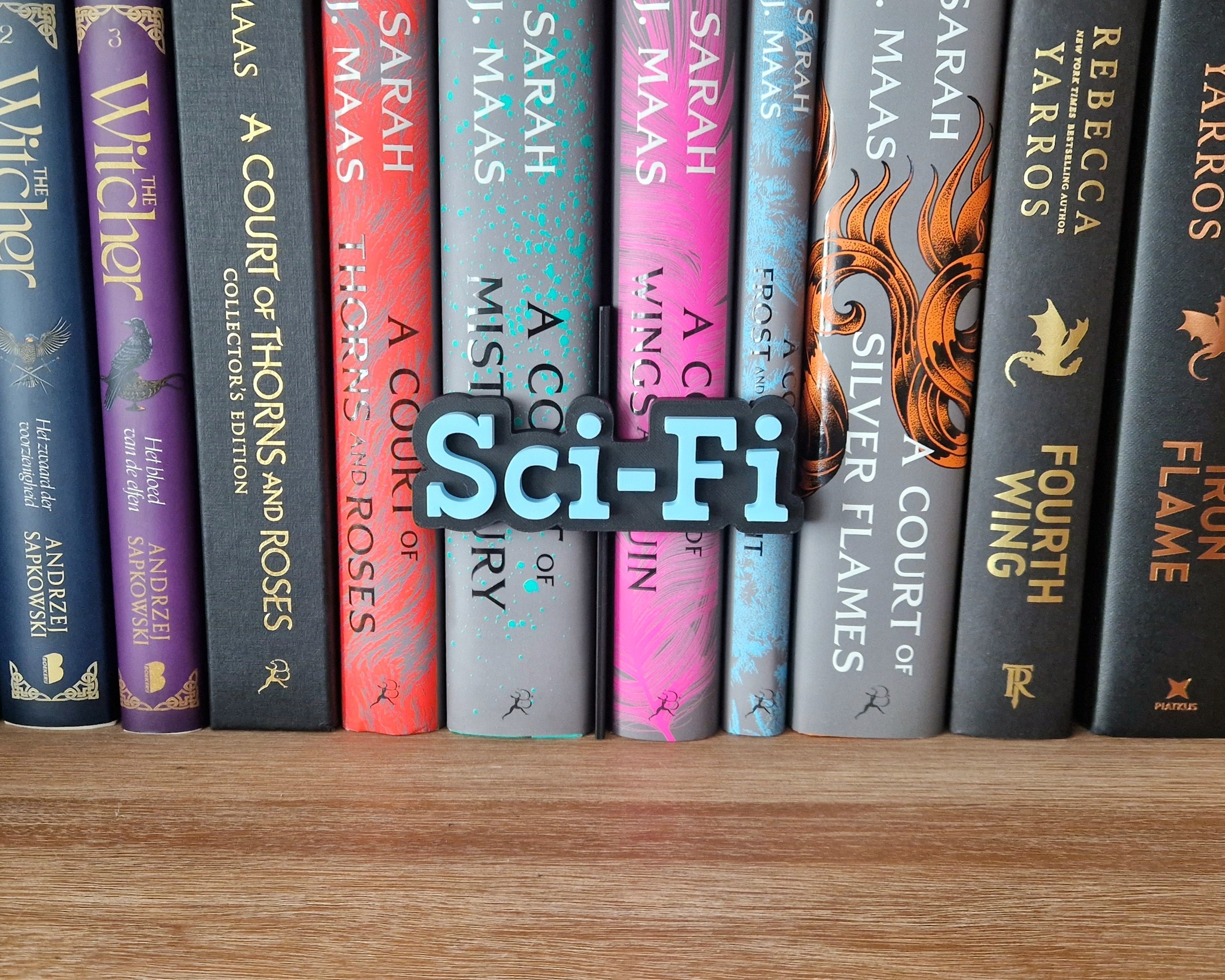 Bookshelf Peekout Sign - Sci-Fi