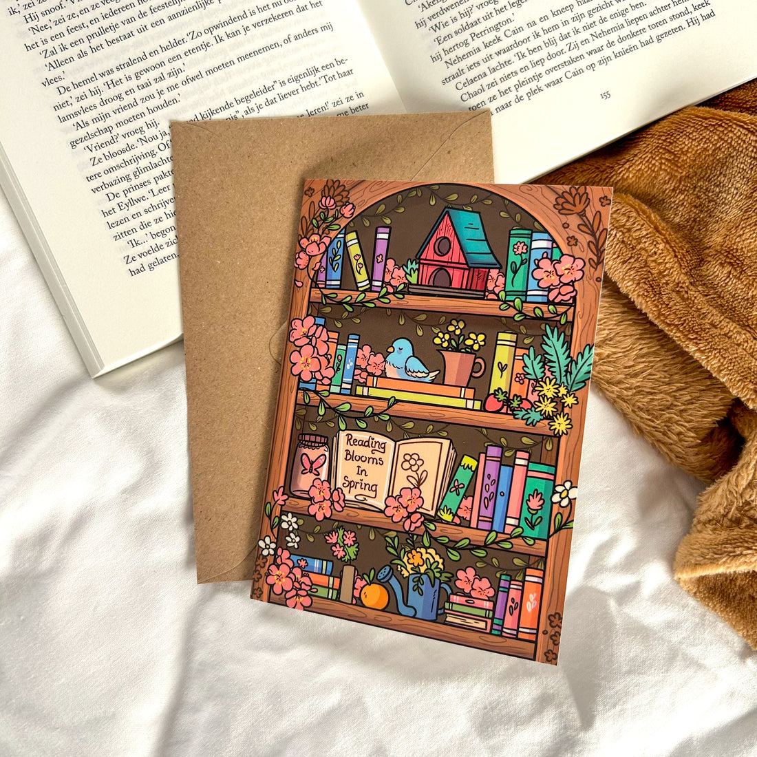 Seizoenskaart - Reading blooms in Spring