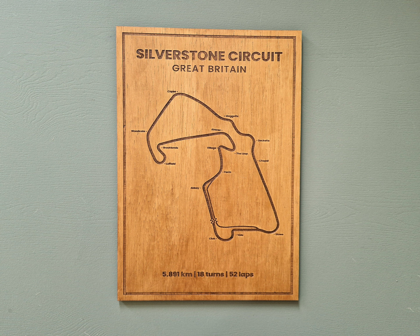 Formula 1 Wall Art - Circuit Silverstone
