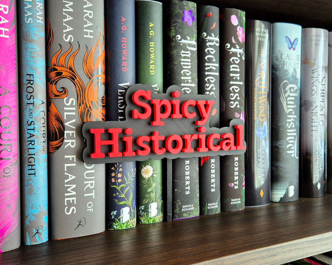 Bookshelf Peekout Sign - Spicy Historical