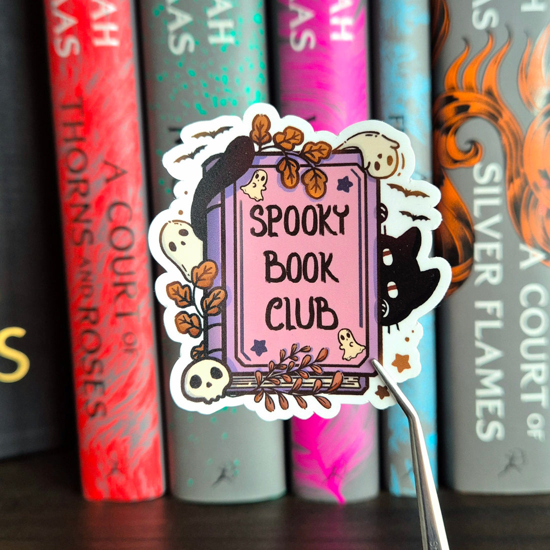 Bookish Sticker - Spooky Book Club