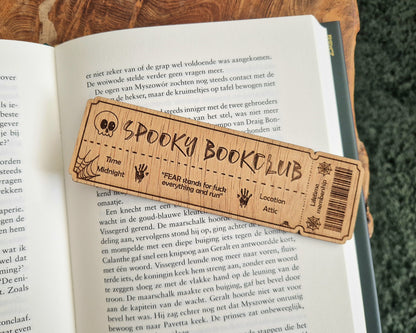 Genre Bookmark - Spooky Bookclub