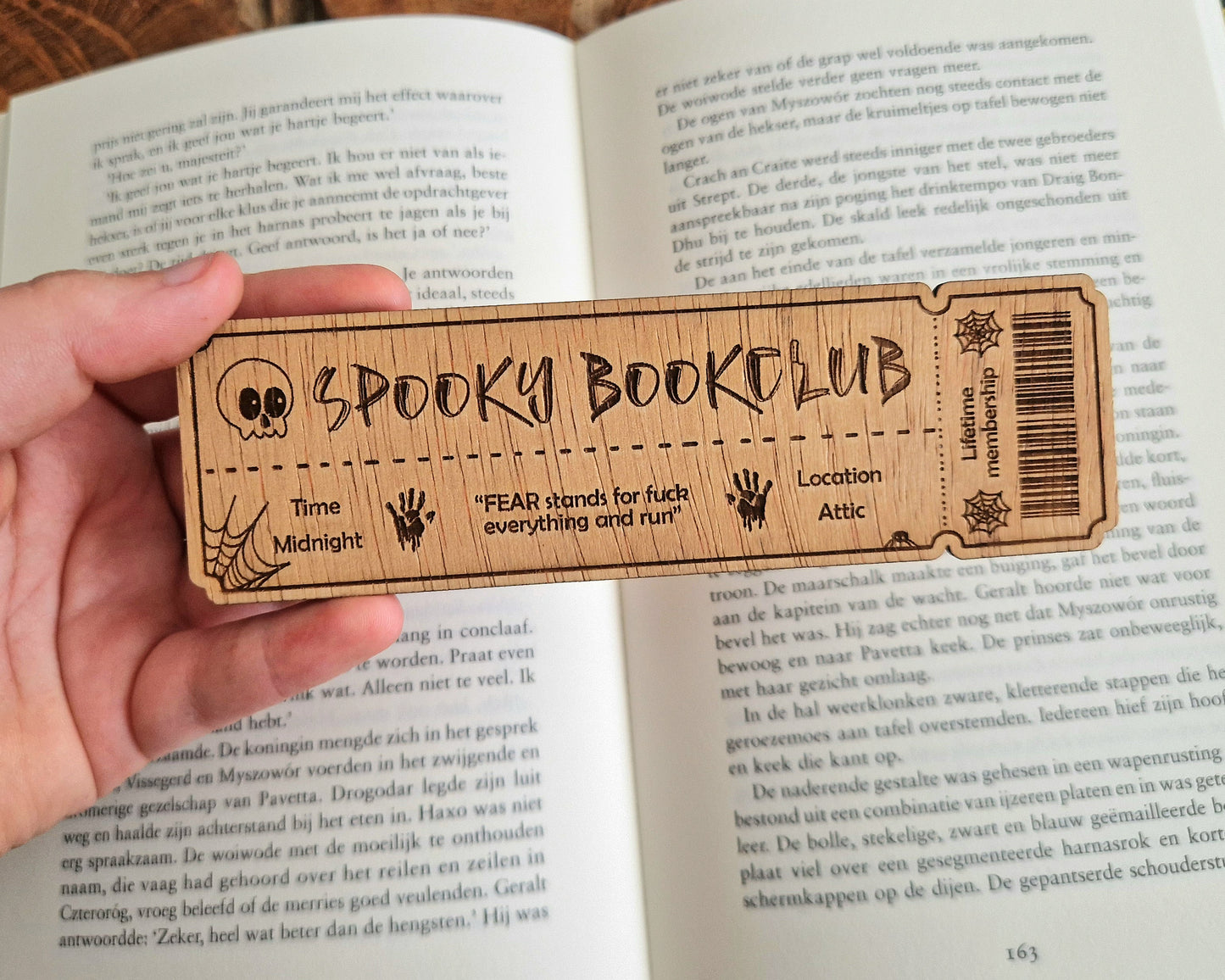 Genre Bookmark - Spooky Bookclub