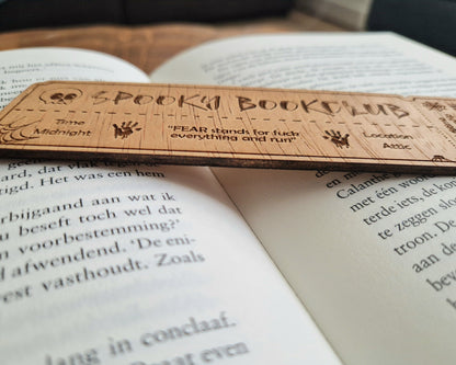 Genre Bookmark - Spooky Bookclub