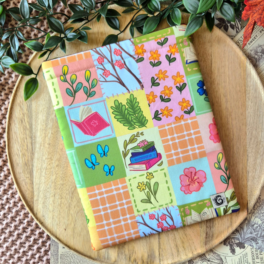 Booksleeve - Spring Patchwork