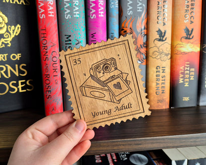 Bookish Stamp Coaster - Young Adult